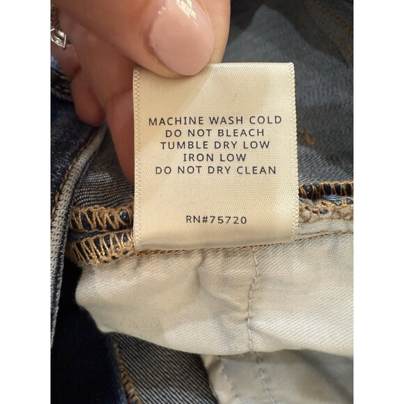 BKE Denim Stella Mid-Rise Distressed Cutoff Jean Shorts Raw Frayed Hem 29 - Picture 7 of 10